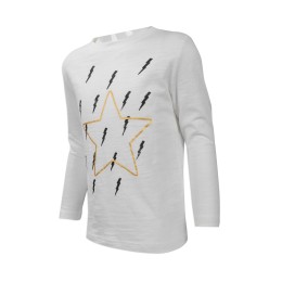 KD042 Group-made children's long-sleeved T-shirt Design embroidery Golden embroidery thread children's round neck T-shirt Taiwan Custom-made printed children's T-shirt manufacturer KD042 Group-made children's long-sleeved T-shirt Design embroidery Golden embroidery thread children's round neck T-shirt Taiwan Custom-made printed children's T-shirt manufacturer